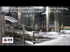 Macchina di riempimento di flaconcini da 2-30 ml per Vials lavaggio completamente automatico asciugatura riempimento sigillatore macchina