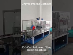 Macchina di riempimento liquido per flaconi di 10-500 ml con sistema PLC