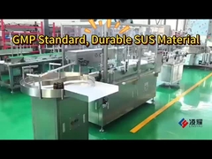 Produttore di linea di imballaggio di soluzione orale, sistema di riempimento-cappuccio-etichettatura del flaconcino da 50 a 200 ml