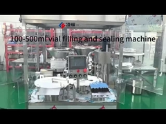 Macchina integrata per riempimento, arresto e tappo del flaconcino 3 in 1