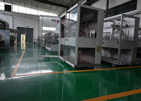 Un buon prezzo. Sistema automatico di imballaggio adesivo per pomate farmaceutiche 100-300 cerotti al minuto Progettazione certificata GMP in linea
