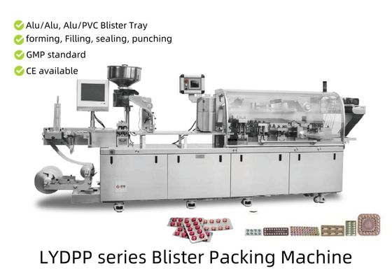 Acquistare Flat Blister Pharma Packaging Machine per dosaggi solidi orali con produzione ad alta velocità, resistenza alle alte temperature e durata fabbricazione online