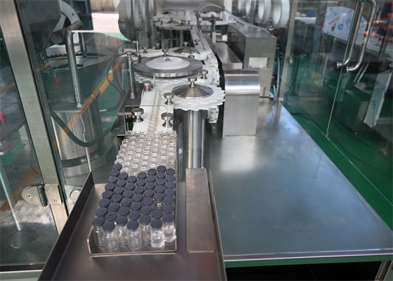 Un buon prezzo. Linea di riempimento automatico del flaconcino per polvere liofilizzata con lavaggio ad ultrasuoni, asciugatura in forno a vento caldo con pompa peristaltica in linea