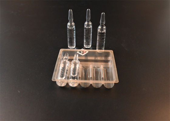 Vassoio per ampule Ampoletta Blister Imballaggio PET PETG di grado medico Certificato ISO13485