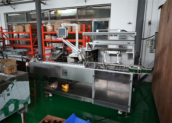 Macchina di cartonaggio orizzontale farmaceutica per l' imballaggio di compresse a bolle con controllo PLC