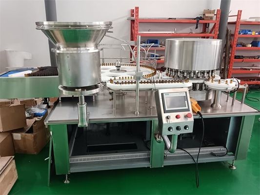 Un buon prezzo. Macchina ibrida di riempimento flaconcino per liquidi biotecnologici da 2-50 ml con doppia corsia e convalidata dalla FDA in linea