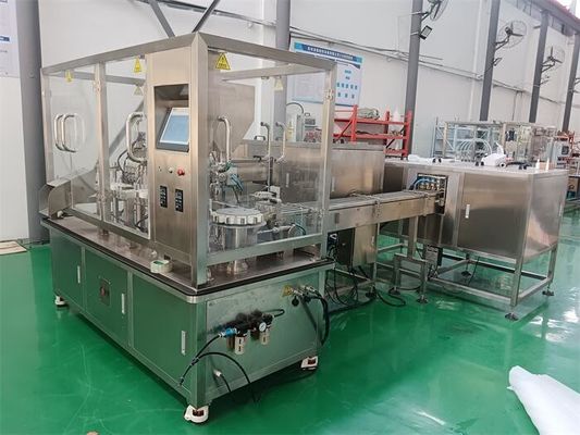 Un buon prezzo. Macchina avanzata di riempimento e etichettatura a gel con 5 kW e ± 0,5-2% di precisione di riempimento in linea
