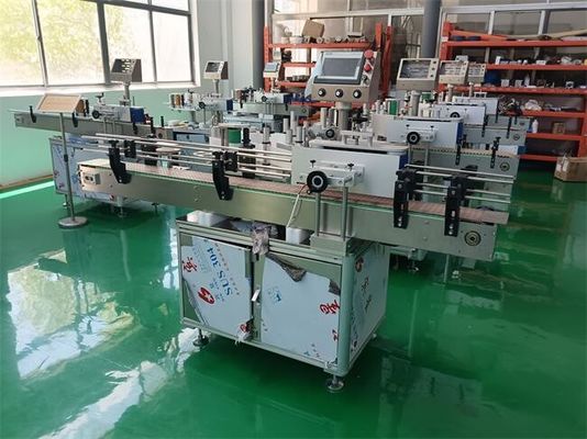 Macchina di etichettatura automatica per bottiglie rotonde, bottiglie di vino Alta precisione di etichettatura con attrezzature di codifica con inchiostro