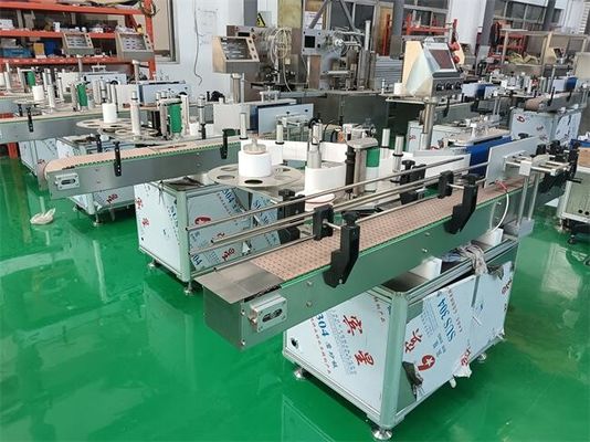 Un buon prezzo. Macchina elettrica automatica rotonda per l'etichettatura delle bottiglie per tipi di etichettatura anteriore e posteriore in linea