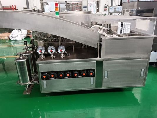 Un buon prezzo. PLC controllato regolabile lavastoviglie lavastoviglie ad alta velocità apparecchiature per il lavaggio delle ampolle per prodotti farmaceutici in linea