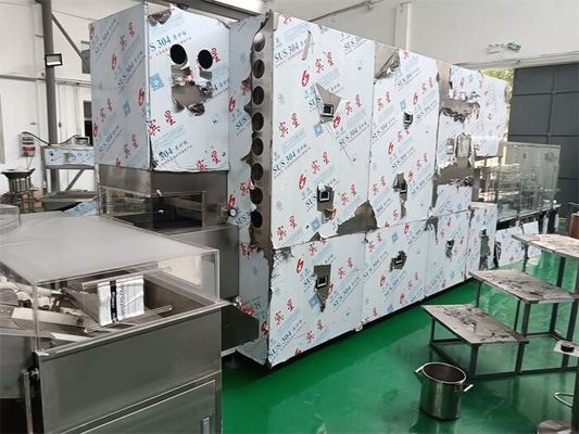 Linea di lavorazione integrata delle fiale asettiche con doppio lavaggio con azotoPrevenzione dell'ossidazione ad alta velocità e sterilizzazione continua per formulazioni avanzate nel settore delle scienze della vita