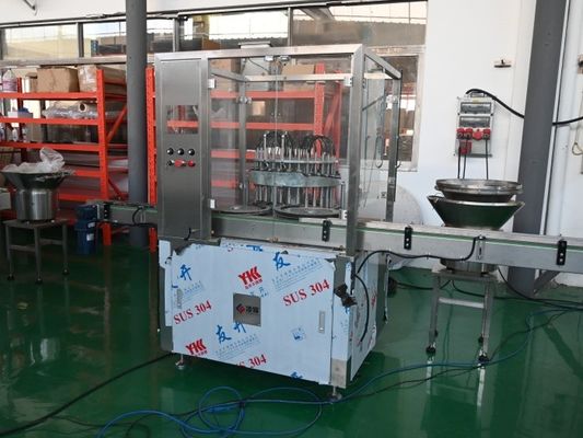 Un buon prezzo. Macchina automatizzata di tappo per flaconcini per imballaggi farmaceutici sterili, alta precisione di sigillo e conformità ISO in linea