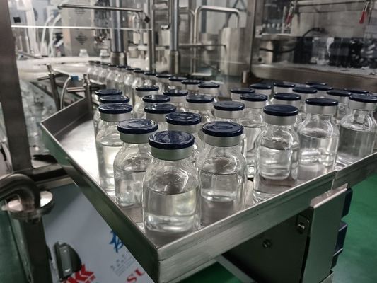 Macchina per riempire e sigillare flaconi per bottiglie da 30 a 500 ml - Supporto per lo sciacquaggio dell'azoto, di alta qualità e direttamente dal produttore