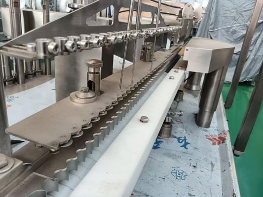 Macchina riempitrice e sigillatrice per fiale di vetro da 1-10 ml con capacità di spurgo ad azoto