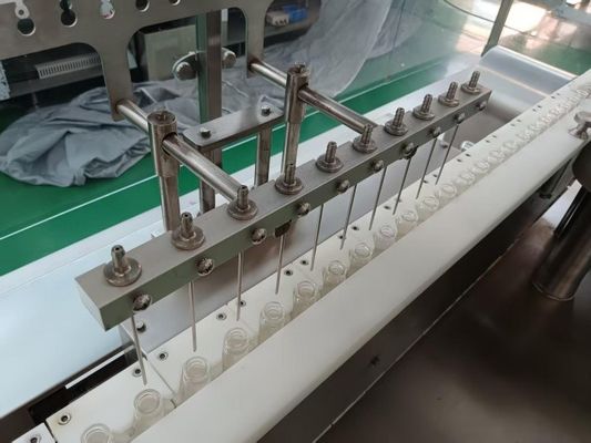 Riempitrice di fiale ad alta efficienza per fiale di vetro da 2-30 ml con protezione asettica per anticorpi monoclonali