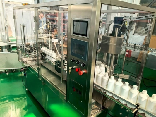 Riempitrice di Liquidi Farmaceutici per Flaconi in Vetro e Plastica da 5-500ml - Caratteristiche: Arresto Automatico, Nessuna Bottiglia Nessun Lavaggio, e Alta Efficienza